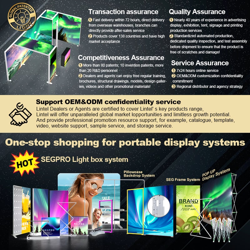 SEGPRO रिटेल लाइट बॉक्स हैंगिंग रेल