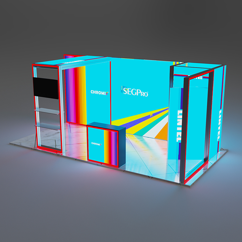 Chromix RGB Edge Frame Storage Counter LT-ALF120F-TA3