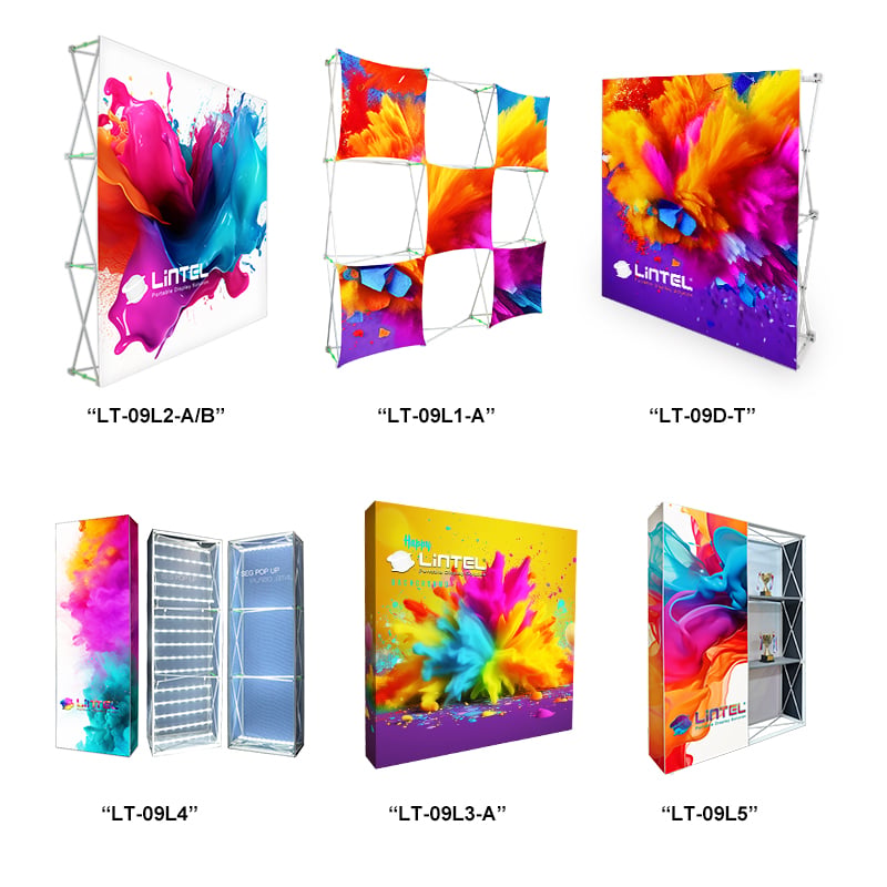 Velcro-Stoff Pop-Up-Display LT-09L2-A