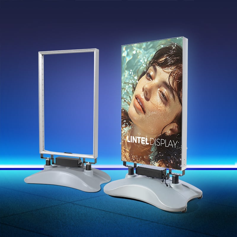 SEGPRO Display de Tela Impermeable con Iluminación LED LT-ALF85-T4