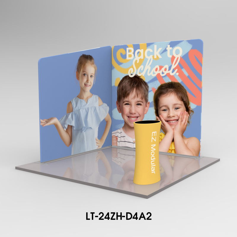 3M*3M Tension fabric trade show booth kit LT-24ZH-D4A2