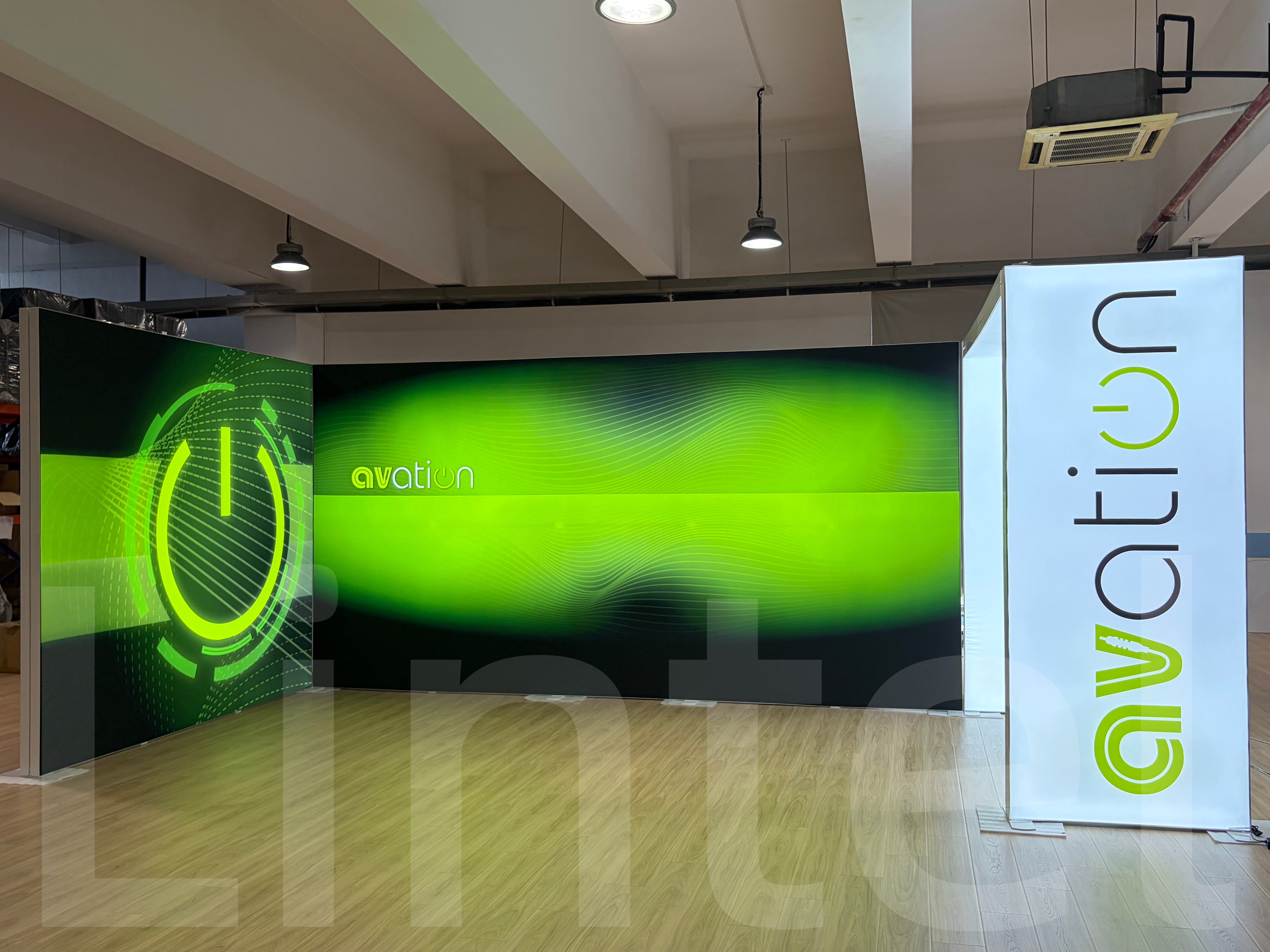 3x6m led light box booth with Archway.jpg