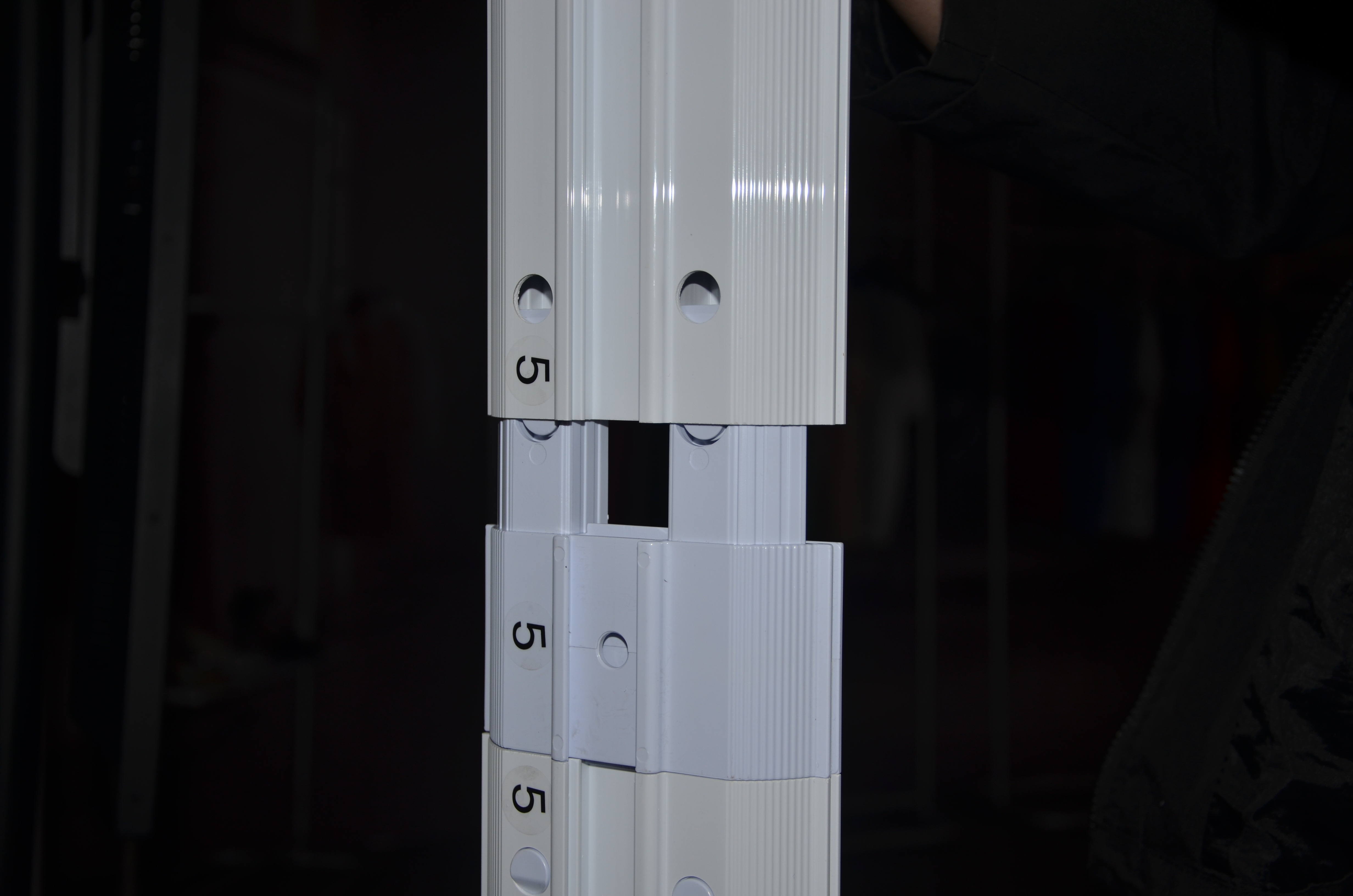Assemble the modular light box by number labels.JPG