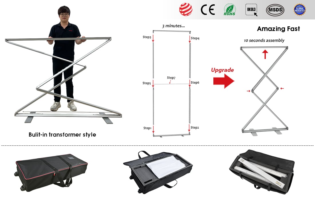 Lintel 85mm folding pop up light box structure 1500x2500mm.jpg