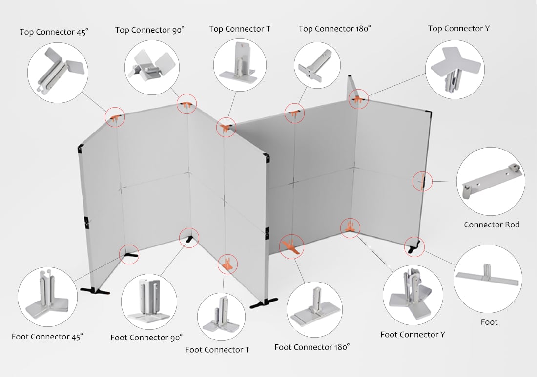 Foldable Fabric Exhibition Frame kits.jpg