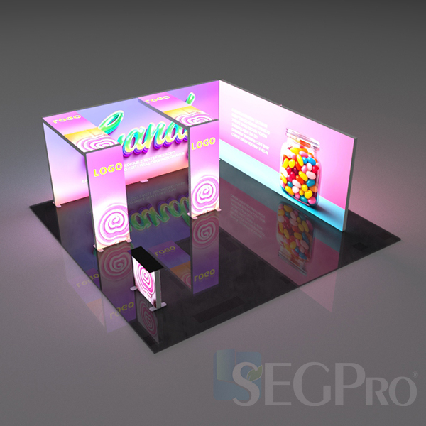 Quels sont les avantages des stands de salon professionnel portables de 10 pi x 10 pi ?