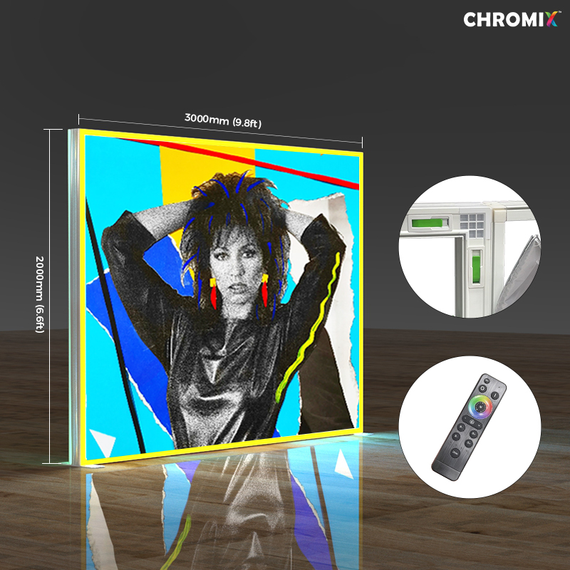 What is 80mm Chromix RGB Edge Frame?