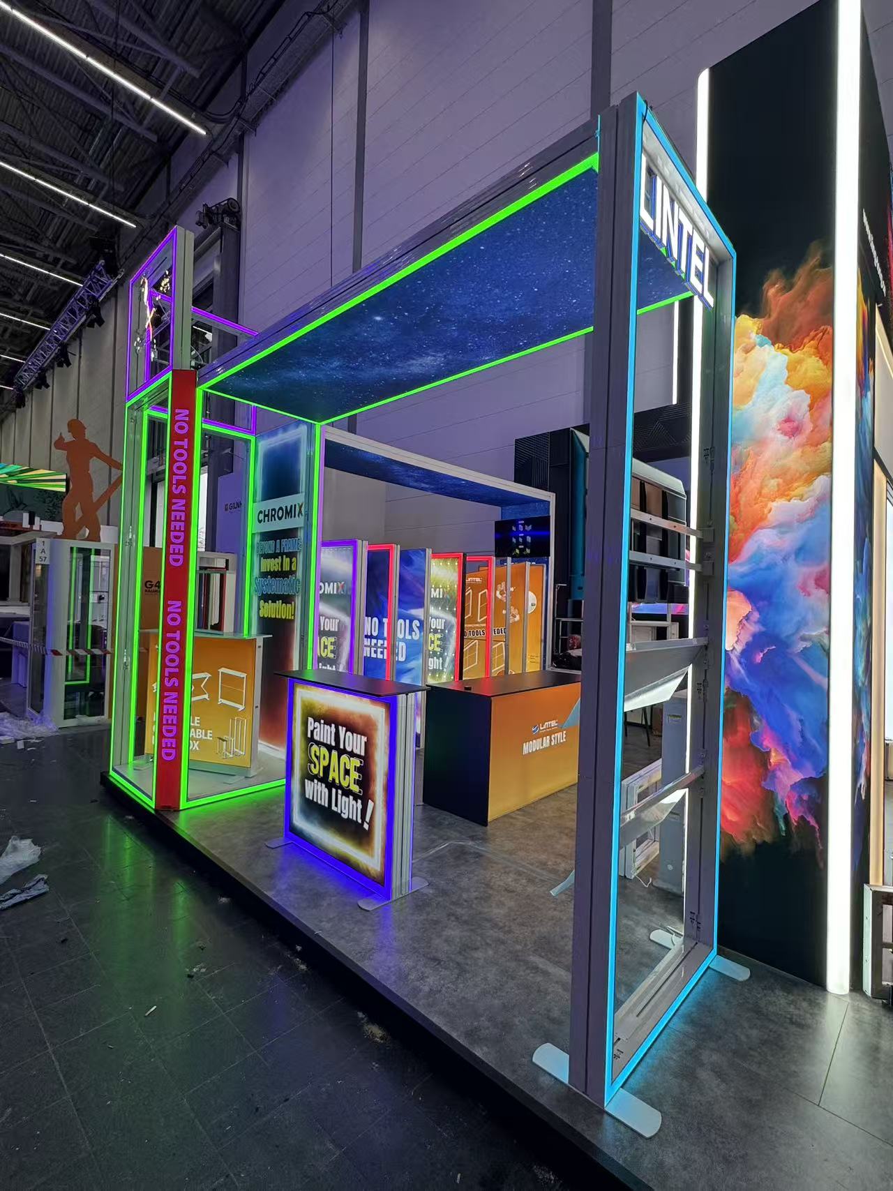 Lintel Euroshop 2026 RGB Frame light box booth.jpg