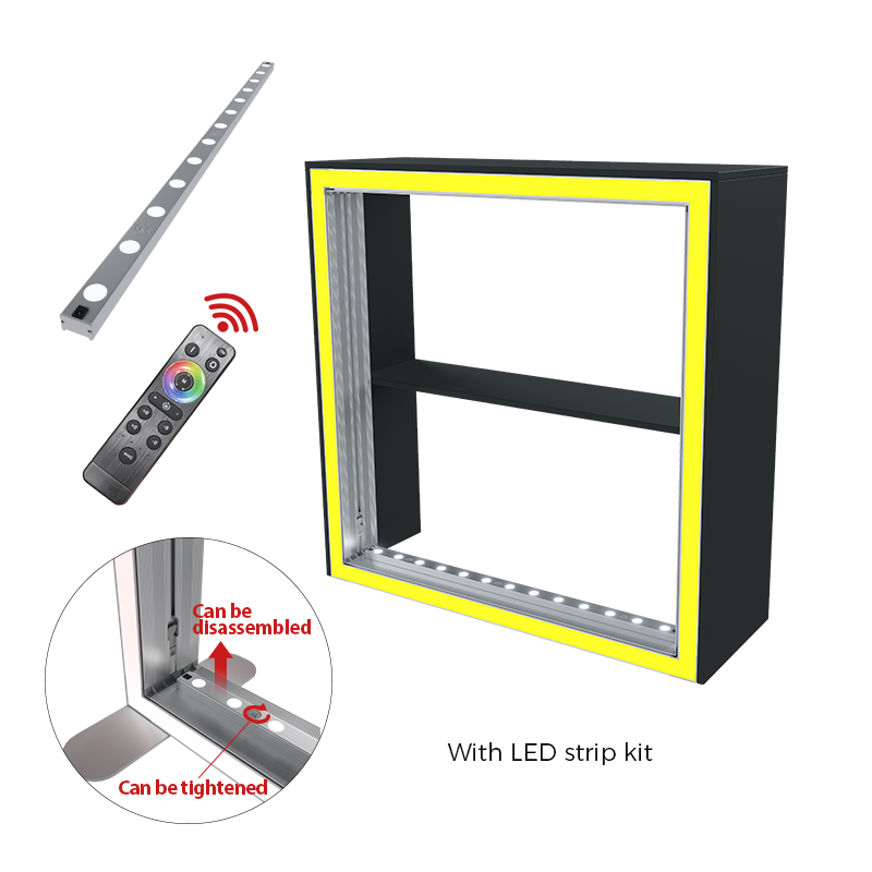 Chromix RGB Edge Frame Storage Counter LT-ALF120F-TA3