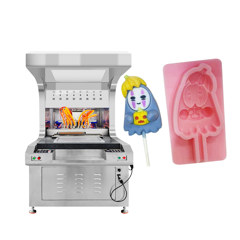 Stainless Steel 8 Colors Automatic Candy Making Machine Food Manufacturing Equipment for Cake Chocolate Syrup Jam Decorating