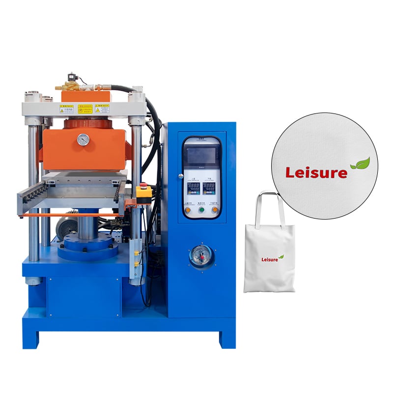 Automatic 50T Silicone Phone Case Vacuum Vulcanizing Heat Press Molding Machine for Making 2D 3D Label Trademark Logo