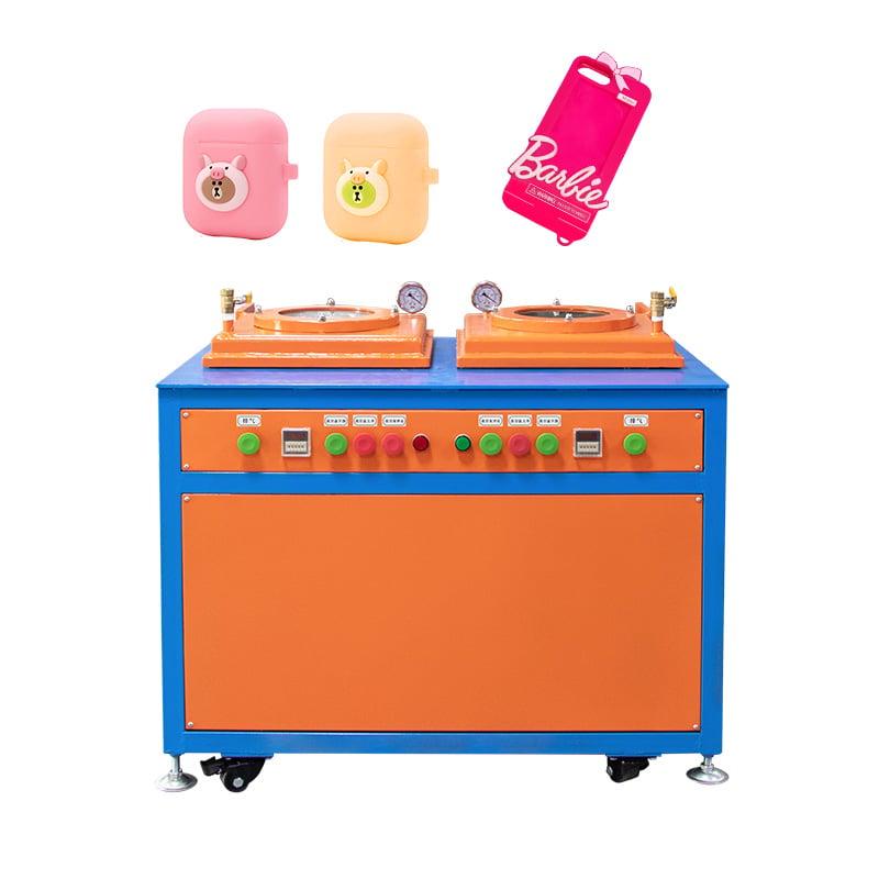 Double Station Automatic Vacuum Defoamer Equipment Silicone Vacuum Degassing Defoamer Machine