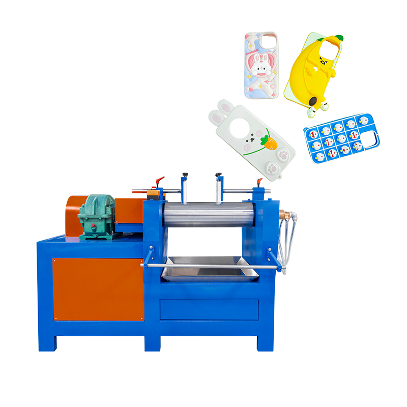 Automatic 7 Inch Silicone Rubber Milling Machine for Solid Original Silicone Rubber Raw Material Color Mixing