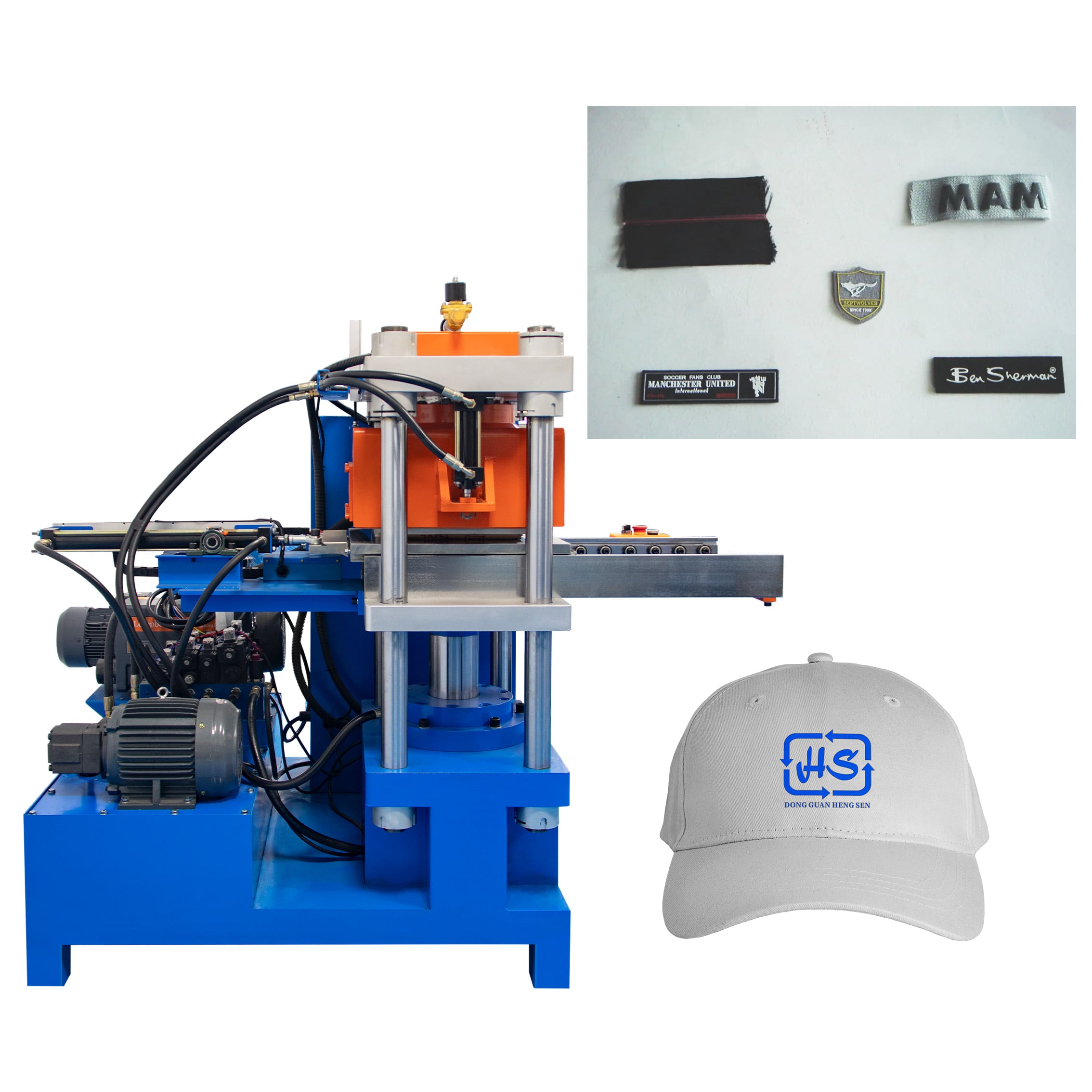 Automatic 50T Silicone Plate Vacuum Curing Heat Hot Press Molding Vulcanizing Machine for Making Clothes Hats Trademark Logo