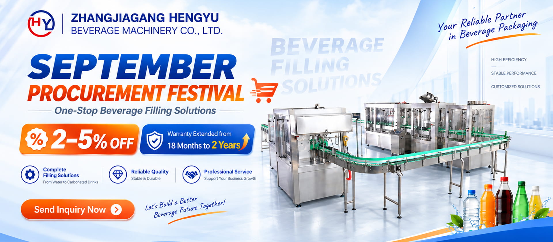 complete beverage production lines