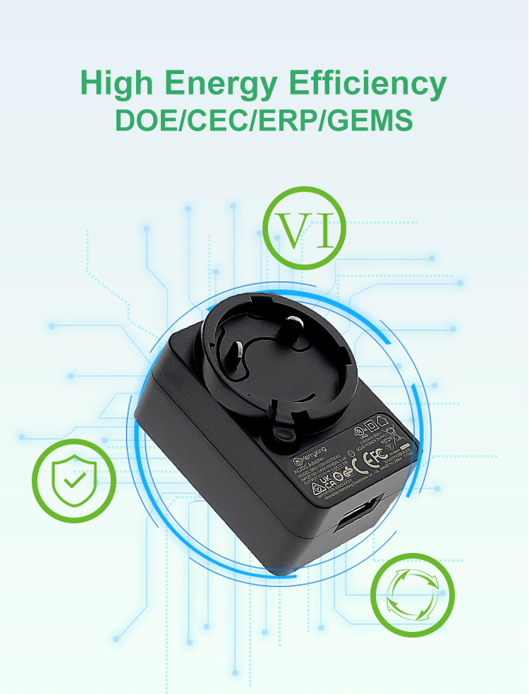 Universal 5V 2100mA Detachable Adapter Charger