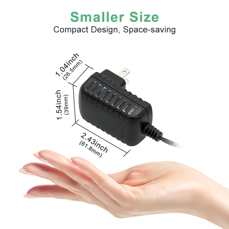 यूरोपीय प्लग 5V 3A स्विचन बिजली एडॉप्टर