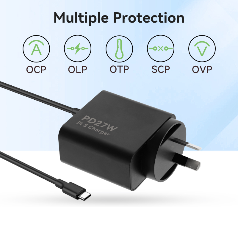 AU Type 27W 9V 3A Raspberry Pi Type Charger