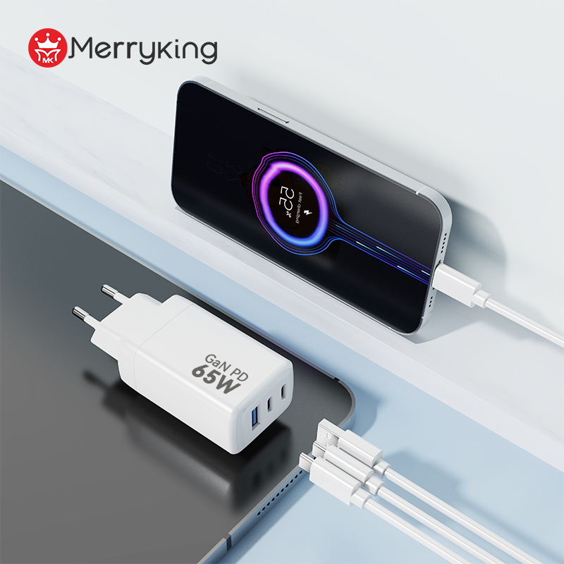 Avrupa Tipi 20V 3.25A USB Tip GaN Şarj Cihazı