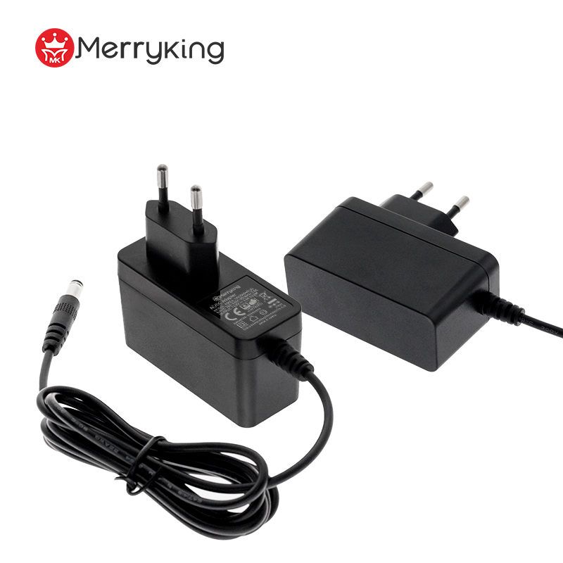 EU प्रकार 12V 2.5A बिजली एडॉप्टर