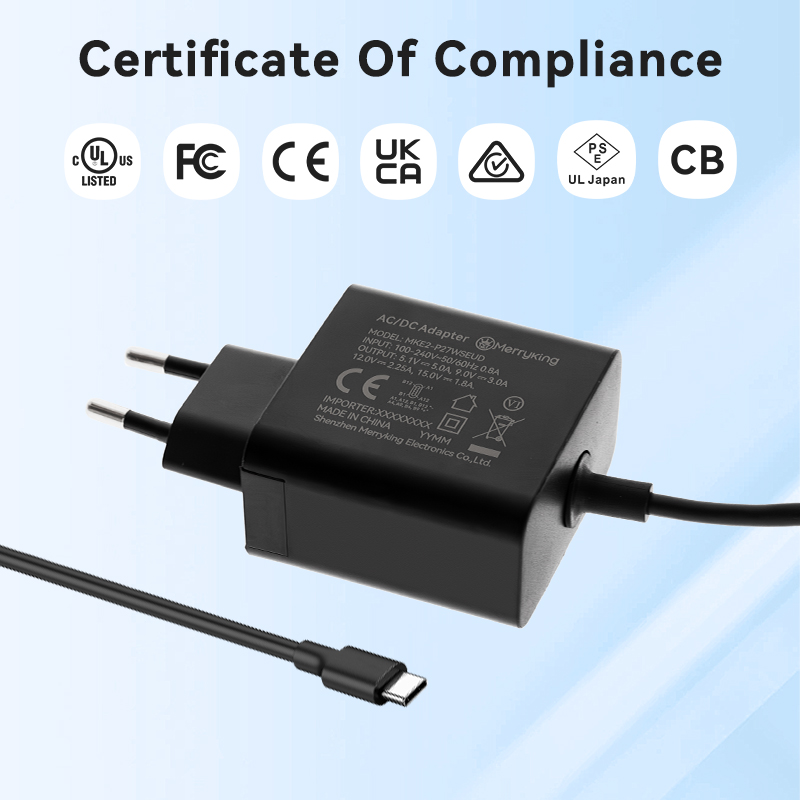 EU Type 27W 5.1V/5A Raspberry Pi Charger