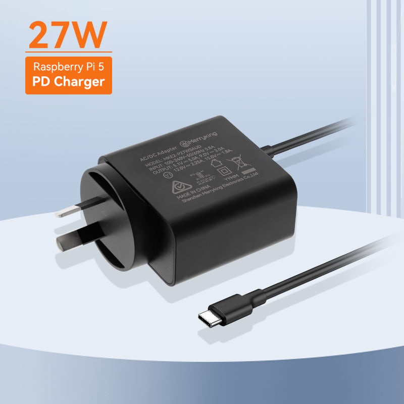 AU Type 27W 9V 3A Raspberry Pi Type Charger
