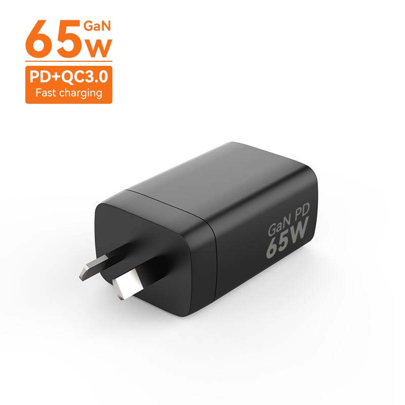 Avustralya Tipi 65W 2C 1A GaN Şarj Cihazı