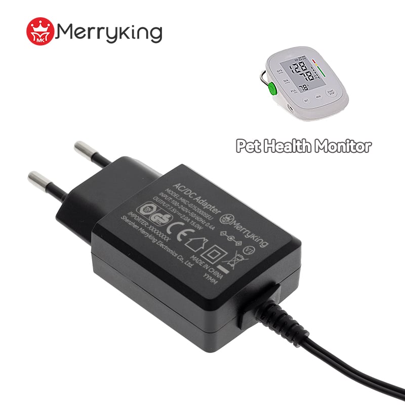 EU vtič AC adapter 8 V 2000 mA