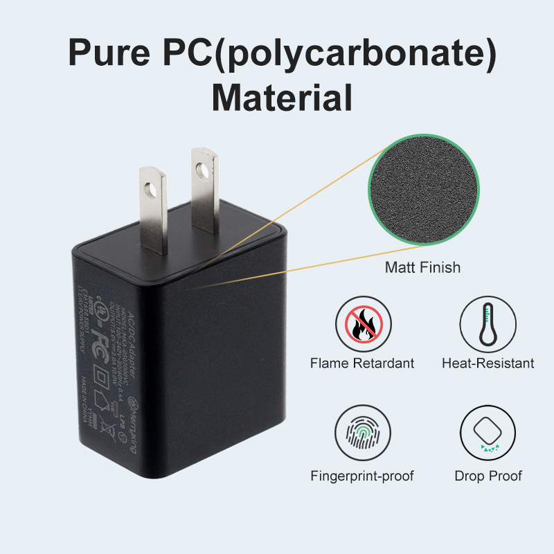 Bộ sạc Type-C 5V 1500mA cắm Mỹ