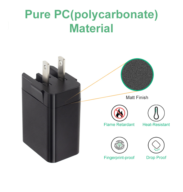 Interchangeable Type 5V 3000mA USB Dual Port Charger