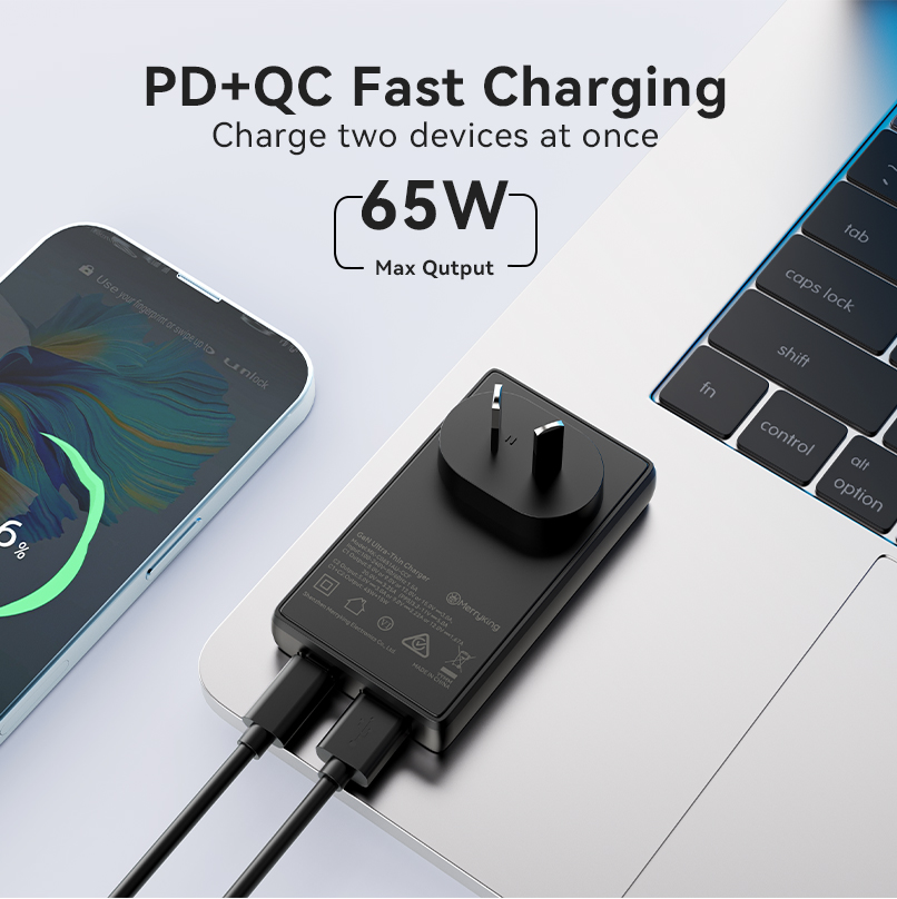 Australian plug 65W GaN PD Charger