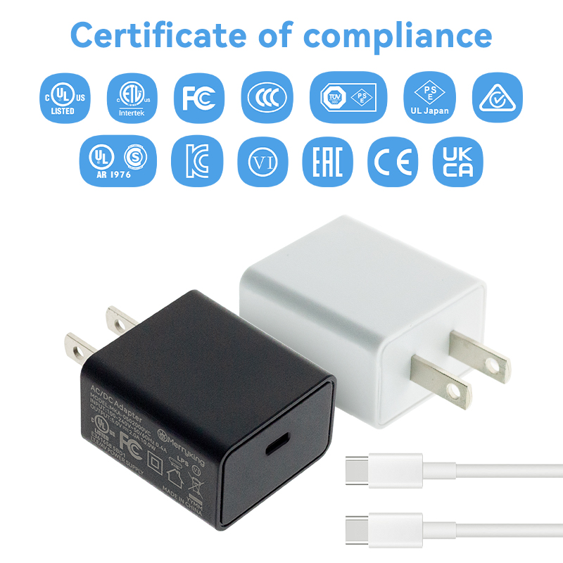 Bộ sạc Type-C 5V 1500mA cắm Mỹ