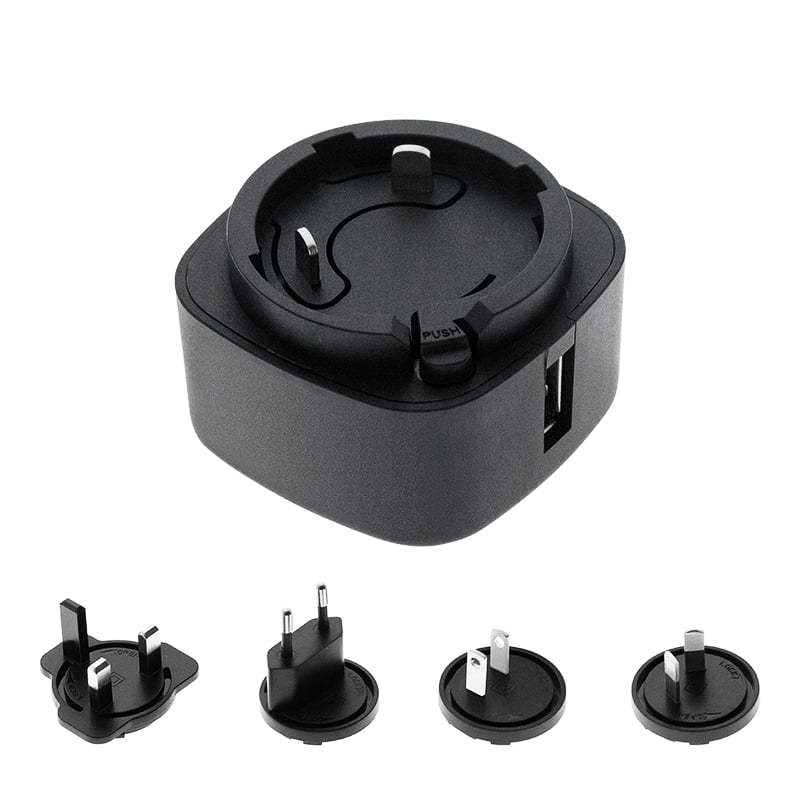 Adaptador de Carregador de Parede 5V 2400mA Tipo Intercambiável