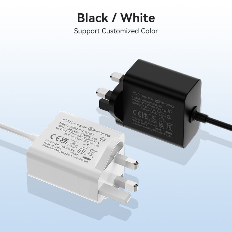 UK Plug 27W 5,1V/5A Pengisi Daya Raspberry Pi