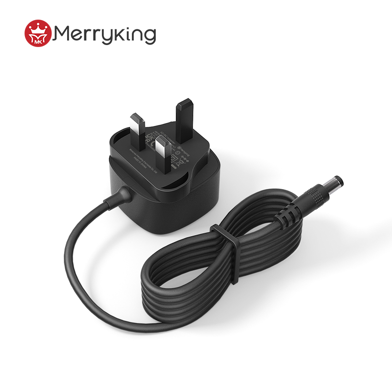 Suurbritannia pistik 9V 1,5A Seinale paigaldatav toiteadapter
