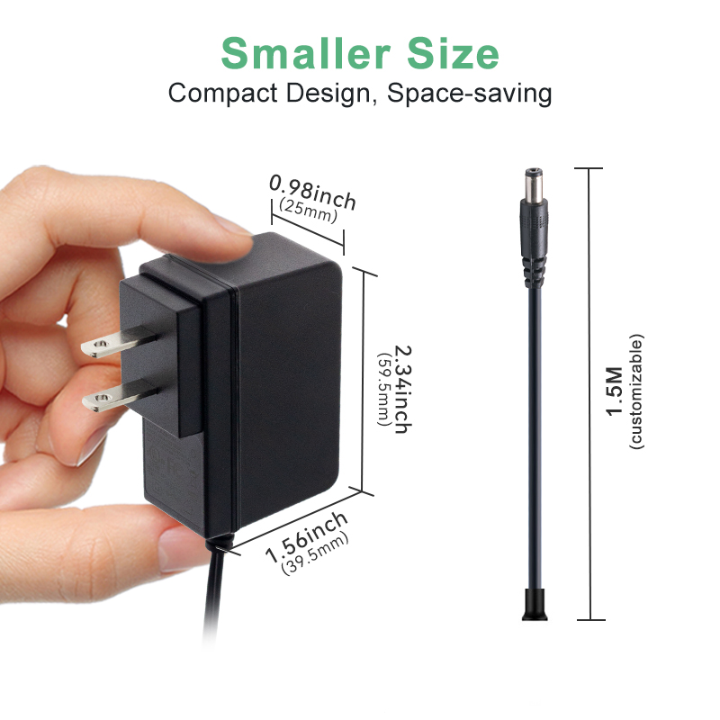US Plug AC DC Adapter 12V 1A Power Supply