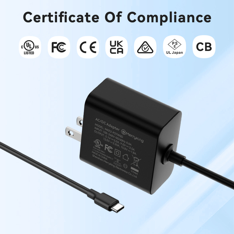 US Type 27W 12V/2.25A Raspberry Pi Charger