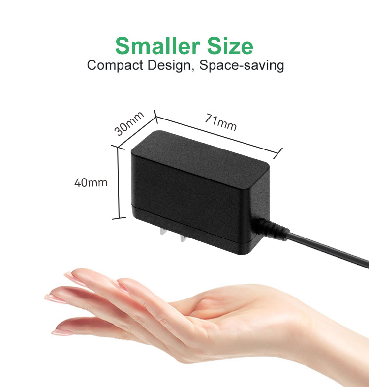 Adaptador de alimentación de 12V 1.5 Amp 18W tipo US