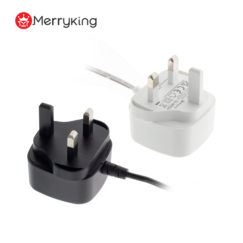 Suurbritannia pistik 9V 1,5A Seinale paigaldatav toiteadapter
