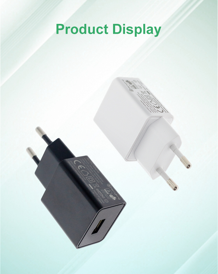European Type 5V 2.5A USB Portable Charger