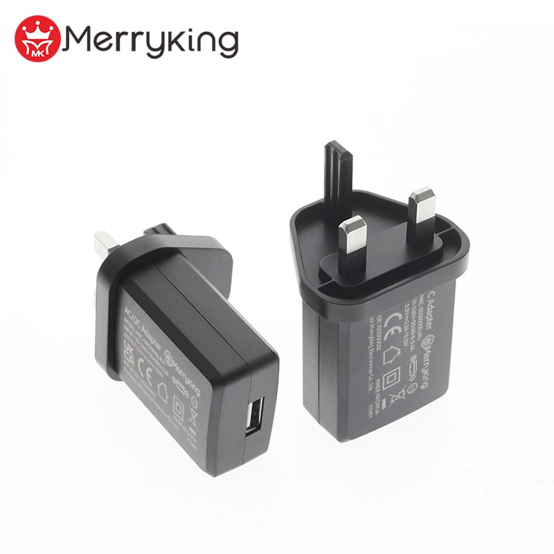 Egyesült Királyság szabvány 5Volt 1,2Amp USB falitöltő