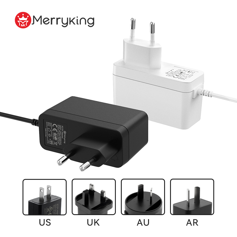 EU प्रकार 12V 2.5A बिजली एडॉप्टर