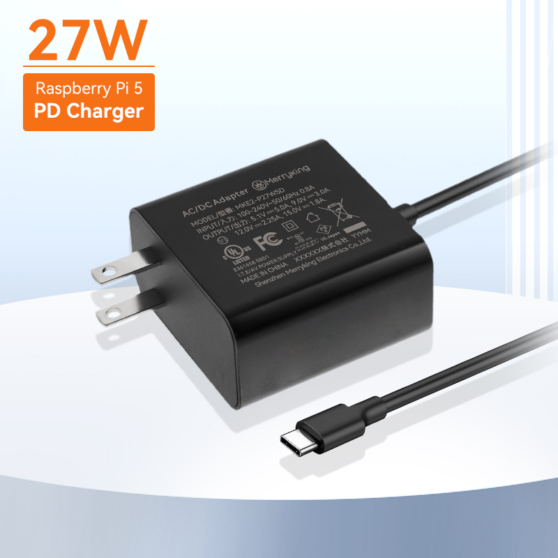 US Type 27W 12V/2.25A Raspberry Pi Charger