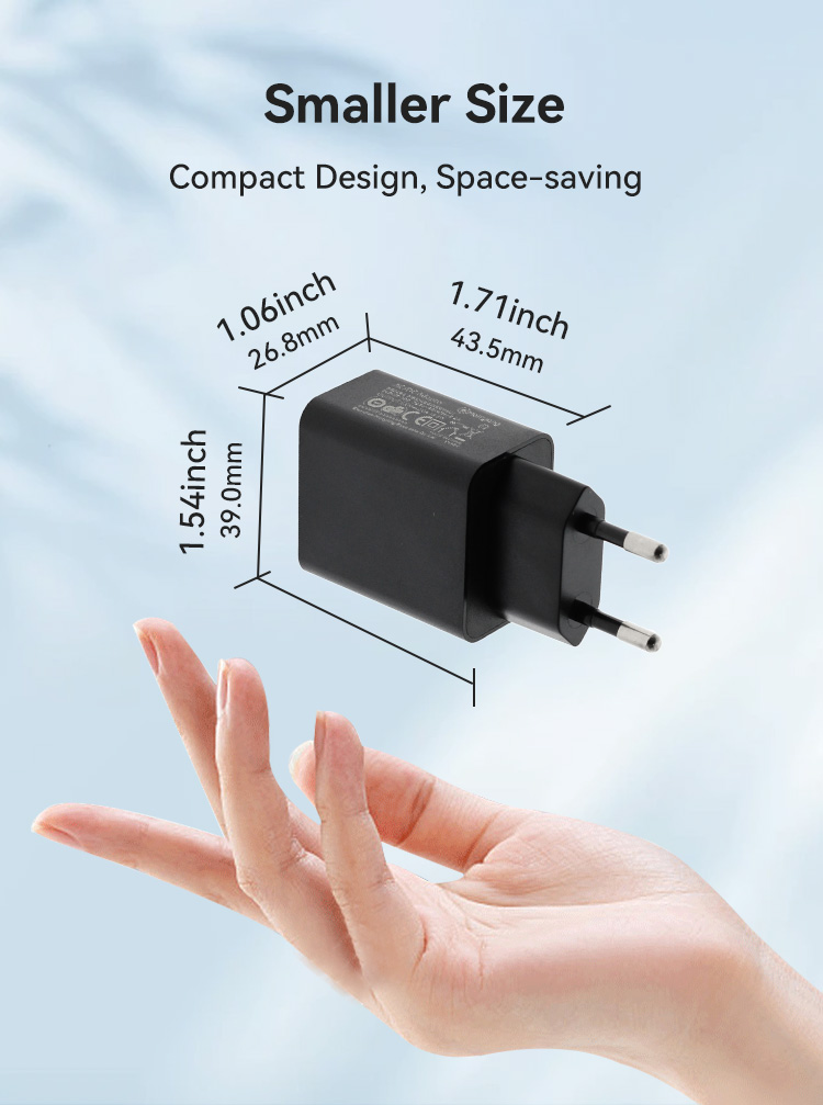 EU Plug 5V 800mA Dual USB A Charger
