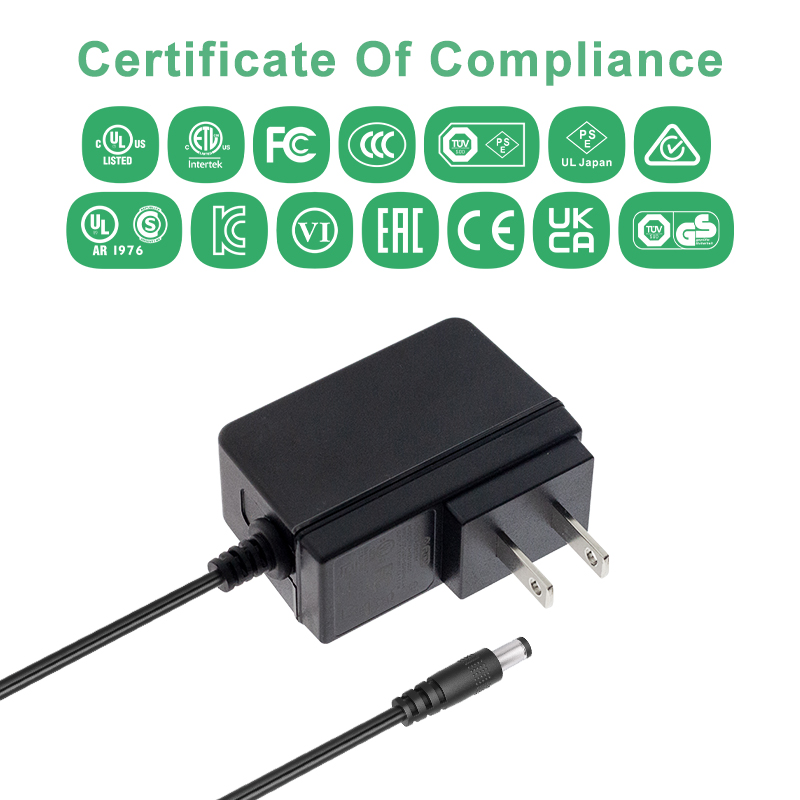 US Plug AC DC Adapter 12V 1A Power Supply