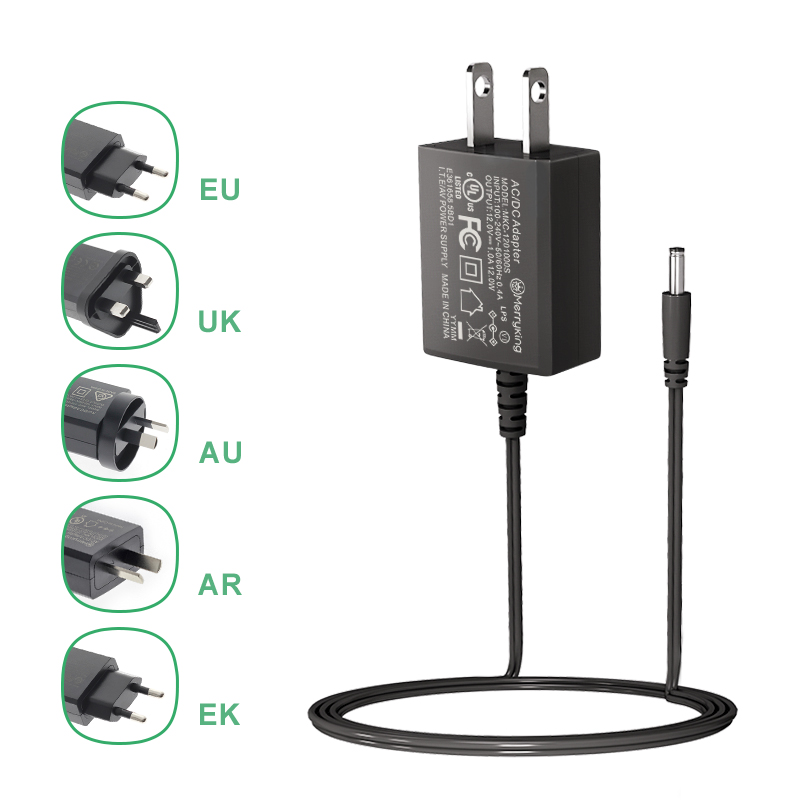 US-Stecker Wechsel-/Gleichstromadapter 13,5V 1A Stromversorgung