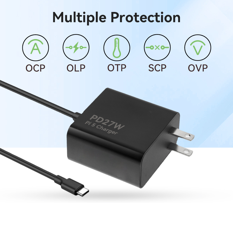 US Type 27W 12V/2.25A Raspberry Pi Charger