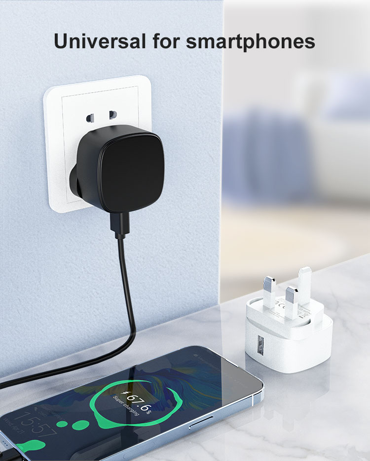 UK Type 5V 2A USB Charger Block