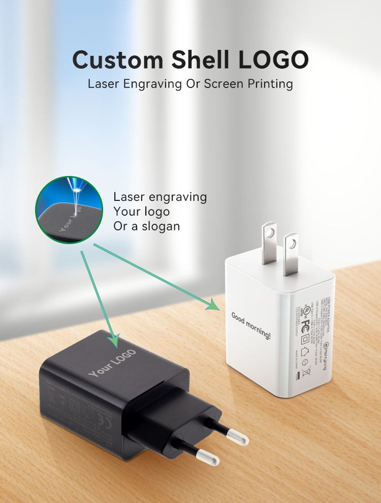 US Plug Single Type-c 20W PD Charger