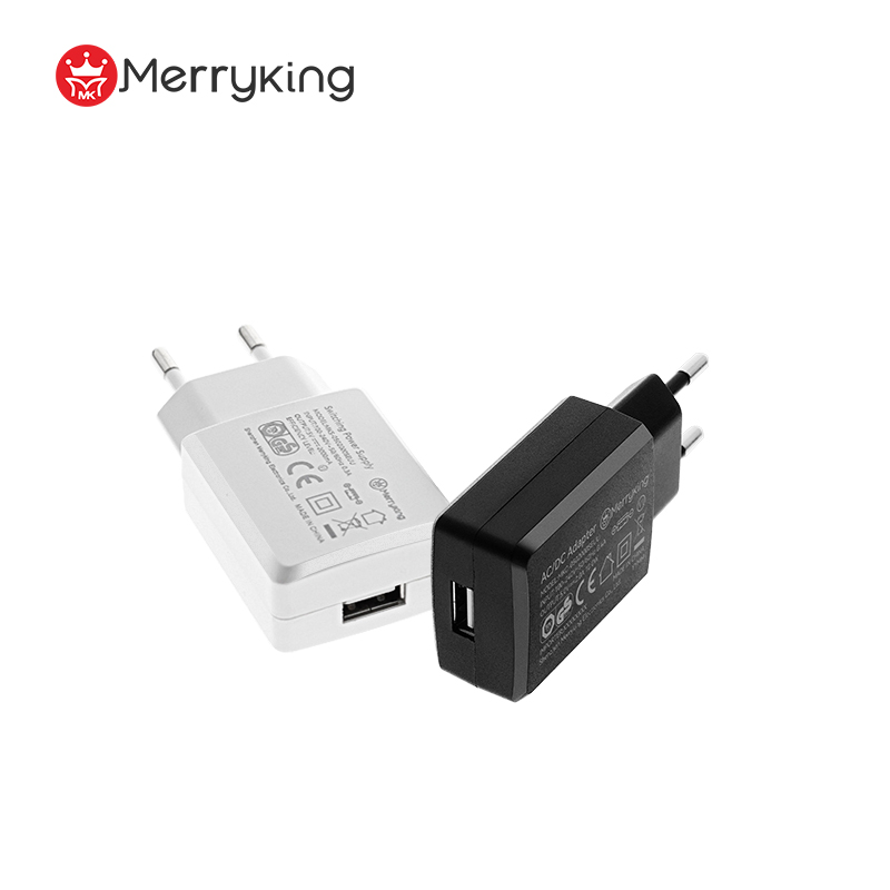 European Standard 5V 2mA USB Block Charger